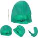 Bonnet de Teinture en Silicone Perfor Vert Moyen pour Surlignage Cheveux Professionnel Adapt Salon et Maison - Buy Online on GoSupps.com