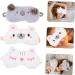 Beaupretty 6 Pcs Plush Eye Masks | Furry Cartoon Sleep Masks & Blackout Eye Covers for Adults | Travel Cotton Eye Patches - Buy Online on GoSupps.com