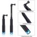 Vicdozia 19'' Extension Selfie Stick - Waterproof Handheld Monopod for GoPro, AKASO, SJCAM, DJI OSMO & More Sports Cameras - Buy Online on GoSupps.com