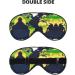 SSIMOO World Map Print Eye Mask - Double-Sided Soft Light Blocking for Quality Sleep | International Shipping Available - Buy Online on GoSupps.com