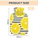 Hot Water Bottle with Cover - Lemon 2L Bag for Pain Relief Sore Muscles & Arthritis - Buy Online on GoSupps.com