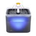 Fantasy Cat Water Fountain, 67oz/2L Automatic Cat Drinking Fountain, Pet Water Fountain with LED Light and Filter for Cats and Small Dogs Grey