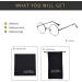 LJCZKA Round Blue Light Blocking Glasses - Classic Anti-Blue Light Metal Frame for Men & Women - Computer Glasses in Black - Buy Online on GoSupps.com