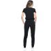 Dagacci Medical Uniform 4-Way Stretch Jogger Scrub Set - Unisex Large Black - Buy Online on GoSupps.com