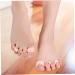 Toe Spacers 3 Pairs Silicone Toe Separators Elastic Toe Separators for Pedicure Bunion Corrector for Women Men - Buy Online on GoSupps.com