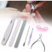 Cuticle Nippers 7pcs Professional Steel Pusher NailSave your time - Buy Online on GoSupps.com