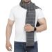 Blessfull Healing Woolen Muffler For Men and Women Grey - Buy Online on GoSupps.com