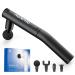 Massage gun with extension Renpho Extend massage Gun hand massage devices powerful massage gun deep fabric percussion muscle massage gistol for athletes with type C load black