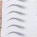 CIMAXIC 2pcs 3d eyebrow stickers suit realistic eyebrow tattoos Makeup eyebrow shape stencil Miss - Buy Online on GoSupps.com