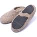 Womens Wool Slippers with Arch Support | Hypoallergenic & Non-Slip | Wide Fit Grey | Size 10-10.5 - Buy Online on GoSupps.com