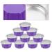 HOMSFOU 30 PCS Melting Wax Tool - Purple Aluminum Foil Heating Bowls (6.3x6.3cm) for Candle Making & DIY Crafts - International Shipping Available - Buy Online on GoSupps.com