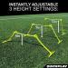 QUICKPLAY PRO Adjustable Height Speed Hurdles Set - 6 9 + 12 All-in-One Training Agility Plyometric Hurdles - Buy Online on GoSupps.com