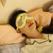 Dream Sleep Mask for Women - Premium Eye Pillow for Stress Relief & Insomnia Alleviation - Total Light Blocking with Hair Scrunchies (Yellow - Buy Online on GoSupps.com