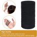 JCF Elastic Hair Bands 50Pcs - No Metal Hair Ties for Women, Girls, Men, Kids - Black Ponytail Holders - Buy Online on GoSupps.com