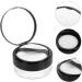 CANIGHT 2pcs Elastic Mesh Loose Powder Box Flour Holder Makeup Powder Case Portable Powder Puff Black Abs - Buy Online on GoSupps.com