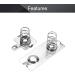 Fielect 30 Sets AA Battery Conversion Plates | Negative to Positive Spring Contacts - 30 Pcs for eCommerce - Buy Online on GoSupps.com