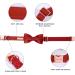 Unique Style Paws Christmas Dog Collar - Soft Adjustable Silk Pet Collar Gift for Small Dogs - Buy Online on GoSupps.com