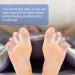 Haofy Silicone Gel Toe Spreader for Hallux Valgus & Hammer Toes Soft Separator for Claw Toes & Overlapping Toes - 1 Pair - Buy Online on GoSupps.com