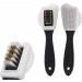 Shoe Brush 1Pcs New S Shape Shoe Cleaner Wholesale Black 3 Side Cleaning Brush for Suede Nubuck Boot Shoes Brush Onecolor - Buy Online on GoSupps.com