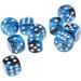 Yiotfandoll 10PCS Polyhedral Dice Set - 16mm Acrylic Dice for RPG, MTG, DND - Blue Black Color - Table Games - Buy Online on GoSupps.com