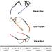 Stylish Photochromic Reading Glasses | Ultra-Light TR Sunglasses for Men & Women | UV Protection in Black & Red (+1.5) - Buy Online on GoSupps.com