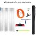 Window Cleaning Pole Outdoor Water Fed Telescopic 2 in 1 Brush Conservatory Roof Extendable Cleaner (Color : 30cm Brush Size : 10M Pole) (30cm Brush 9M Pole) - Buy Online on GoSupps.com