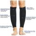 Compression Socks for Men & Women - Open Toe Calf Cuff Support for Varicose Veins & Edema - Two-Stage Elastic - Ideal for Swollen Ankles & Wound Feet - Black M - Buy Online on GoSupps.com