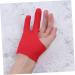 FRCOLOR Drawing Glove - 2 Pcs Art Gloves for Sketching Writing & Graphics | Gauntlet Style 2 Finger Mitten - Red Medium - Buy Online on GoSupps.com