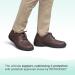 Orthofeet Gramercy 14 Wide Brown Men's Plantar Fasciitis Shoes - Heel Pain Relief and Arch Support - Buy Online on GoSupps.com