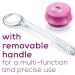 Beurer FC55 Body Scrubber - Electric Exfoliating and Massage Brush | Waterproof Shower Cleansing Brush | Cordless & Rechargeable Skin Brush with 2 Attachments - Buy Online on GoSupps.com
