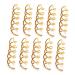 10pcs Spiral Hair Pins Non-Scratches Round Tips Spiral Bobby Hair Pins Spin Pins for DIY Hair Style Golden
