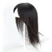 Hairpiece 13 x 15 cm crown straight topper hairpieces clip in human hair extension hair topper for women natural black 30 cm