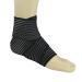 BXT Elastic Breathable Ankle Support Brace Compression Wrap - 27.5 inch Black - Sports Bandage with Hook & Loop Fastener - Buy Online on GoSupps.com