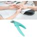 Nail Tip Cutter Adjustable False Nail Tip Clipper Professional for Round Nail(Green) - Buy Online on GoSupps.com