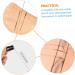 FOMIYES 4pcs Ruler Portable Line Positioning Supply Practical Tattooing Measure Tool Small Eyebrow Mark - Buy Online on GoSupps.com