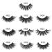 Wholesale 100 Pairs Mix Faux 3D Mink Lashes Bulk Set - Natural False Eyelashes for Makeup - Buy Online on GoSupps.com