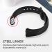 Adjustable Soft Silicone Band for Samsung Galaxy Fit SM-R370 - 1 Pack Black - Buy Online on GoSupps.com