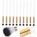 Baluue 50 Pcs Makeup Brush Eyeshadow Brush for Women Contouring Brush Eye Makeup Kit Wooden Handle White 17.50X1.00X1.00CMx5pcs Whitex5pcs - Buy Online on GoSupps.com