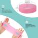 PENCLE Disposable Pink Spa Facial Headbands - 100 PCS Individual Pack, Adjustable Elastic for Women, Girls, Salon Use - Non-Woven Soft Fabric for Skin Care, Makeup, Washing Face - Buy Online on GoSupps.com