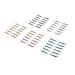 36 Pairs Glitter Eyeliner Double-sided Tape Eyeliner Stencil Sticker Self-adhesive Eyeliner Sticker Instant Double Eyelid Strips Invisible Eye Line Strips Double Eyelid Stickers HONMEET