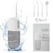 Water Dental Flosser Teeth Pick 4 Modes Cordless Oral Irrigator Portable Water Flosser for Teeth 4 Tips Rechargeable Water Dental Picks IPX7 Waterproof Flossing Cleaner Picks for Home Travel