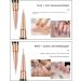 Simpls 5 Pieces Double Nail Art UV Gel Extension Brush Painting Tools French Stripe Drawing Liner Pen Manicure Parts - Buy Online on GoSupps.com