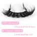 6D Mink Fluffy Cat Eye False Eyelashes 17mm - Pack of Wispy Extensions-Like Strip Lashes - Buy Online on GoSupps.com