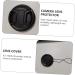 Milisten 4 Pcs Camera Lens Cover Lens Cover Replacement Mm Lens Cover SLR Camera Lenses Shots Camera Front Cap Lens Protective Covers Lens Protector Universal Lens Cap Dust Cover Black 6.7X6.7CM - Buy Online on GoSupps.com