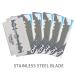 Anbbas Black Aluminum Alloy Safety Razor - Double Edge Shaving for Men & Women | Anti-Skid Handle & 10 Replacement Blades - Buy Online on GoSupps.com
