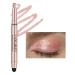 Eyeshadow Stick Matte Nude Eye Makeup smoky eyes makeup Long Lasting Quick-Drying Smooth Glitter Eyeshadow Double head(H03) M03#