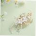 Mikinona Bridal Headwear Bridal Hair Accessory Hair Comb Clip Bridal Hair Clips Womens Headpiece Bride Hairpin Hair Accessories for Bride Wedding Bride Headpiece Hair Side Comb for Women - Buy Online on GoSupps.com