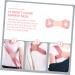 Back Brace Straightener Belt - Electronic Posture Corrector & Anti Hunchback Support Strap - Pink Polyester - Adjustable Comfort for Men & Women - Perfect Posture Trainer 22x14x2cm - Buy Online on GoSupps.com