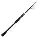 KastKing Blackhawk II Telescopic Fishing Rods, Graphite Rod Blanks & Durable Solid Glass Tip, Floating Guides, 1pc Fishing Rod Performance, Comfortable EVA Handle, Newly Designed Travel Rod A: Spinning 6'6"/Fast/Ml Power