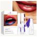 GL-TURELIFES Peel Off Red LipGloss Set includes Lip Stain Lip Moisturizing Liquid Lipping activator Clean Towel Long Lasting Waterproof Liquid Lipstick Kit STICHTHART Cup Tear-Off Lip Gloss (pink)